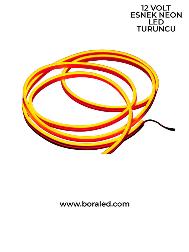12 VOLT NEON TURUNCU
