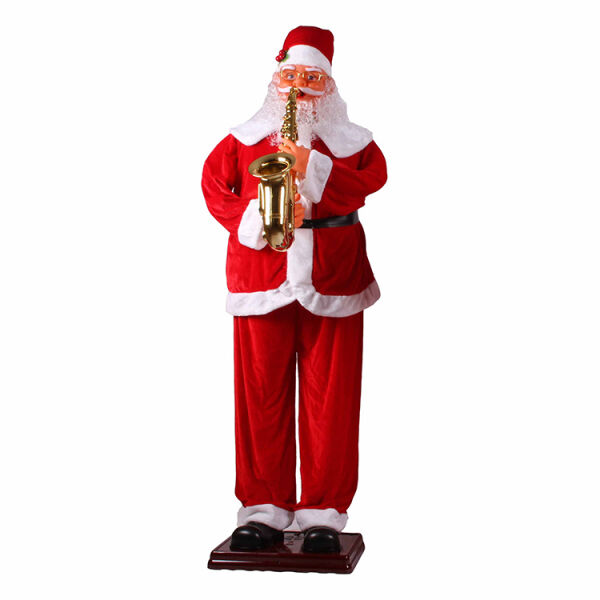 180cm MÜZİKLİ HAREKETLİ NOEL BABA